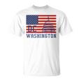 ワシントンdc アメリカ国旗tシャツ Tシャツ