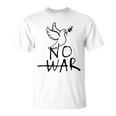 不戦の鳩 世界平和の象徴 ホープ・ハーモニー・フェスティバル No War Dove Of Wolrd Peace 長袖tシャツ Tシャツ