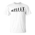 人類の進化 ネタ ゴルファー ゴルフ ゴルフ好き ゴルフファン おもしろ ゴルフ部 Tシャツ
