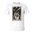 星のタロットカード アライグマ 占星術 神秘的なアライグマ Tシャツ