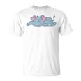 眠っている象 Tシャツ