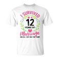 結婚12年 結婚12周年 Tシャツ