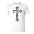 背中に十字架 大きな十字架 クリスチャン Tシャツ