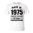 限定版 1975年 誕生日 1975年 1975年生まれ Tシャツ