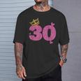 30歳の誕生日 王冠 30歳 誕生日 Tシャツ 彼への贈り物