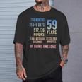 59歳の誕生日 男性 女性 面白い 59歳 Tシャツ 彼への贈り物