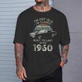 66歳の誕生日 1960年クラシックカー Tシャツ 彼への贈り物