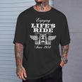 70歳 モーターサイクリスト モーターサイクル ライダー 1954 70歳の誕生日 Tシャツ 彼への贈り物