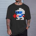 8ビット80年代レトロクラシックビデオゲームキャラクターダグヒーロー Tシャツ 彼への贈り物