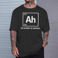 Ah The Element Ofurprise Chemistrycience Humor Tシャツ 彼への贈り物