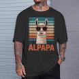 Alpapa Alpaca Dad Divertente Llama Regalo Per La Festa Del Maglietta Regalos para él