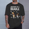 Anatomy Of A Beagle ファニービーグル Tシャツ 彼への贈り物