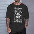 As Aboveo Below Baphomet ブラックマジックデビル 長袖tシャツ Tシャツ 彼への贈り物