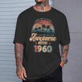 Awesomeince 1960 パームツリー 66歳の誕生日 Tシャツ 彼への贈り物