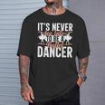 Ballerina Lifestyle Its Never Too Late To Be バレエダンサー Tシャツ 彼への贈り物