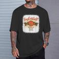 Basketball Mom Bleached Leopard 母の日 バスケットボール ママ Tシャツ 彼への贈り物