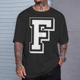 Best Friendshipseven Letters F From Friends Tシャツ 彼への贈り物