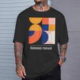 Bossa Nova ブラジル ジャズミュージック ヴィンテージモダンデザインtシャツ Tシャツ 彼への贈り物