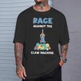 Claw Machine Rage Against Claw マシンスキル アーケードゲーマー Tシャツ 彼への贈り物