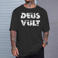 Cool Deusult God Wills It Meme Crusade Tシャツ 彼への贈り物