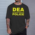 Dea 警察官 麻薬取締局 フロントプリント 長袖tシャツ Tシャツ 彼への贈り物