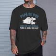 Día Del Padre Un Papá Normal Pero El Doble De Guay Camiseta unisex Regalos para él