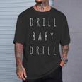 Drill Baby Drill Oilupporters Trump 2024 Campaign Tシャツ 彼への贈り物