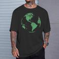Earth Dayave Our Planet Climate Change 地球儀 世界地図 Tシャツ 彼への贈り物