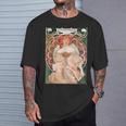 F Champenois Imprimeur-Editeur By Alphonse Mucha Tシャツ 彼への贈り物