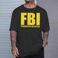Fbi Bidenの指示に従うアパレル 面白い 男性 女性 Tシャツ 彼への贈り物