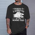 Festa Del Papà Questo È L'aspetto Di Un Nonno Figo Maglietta Regalos para él