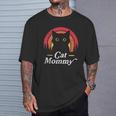 Cat Lady Mommy Cat Lovers Retro La Mejor Mamá De Gatos De La Historia Camiseta unisex Regalos para él