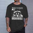 Raccoon Become Ungovernable Raccoon Tシャツ 彼への贈り物