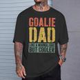 Goalie Dad Uomo Festa Del Papà Portiere Papà Maglietta Regalos para él