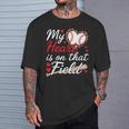 My Heart Is On That Field Cute Baseball Mom Baseball Grandma T-Shirt Gifts for Him