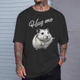 Hug Me ジャンガリアンハムスター アートデザイン 可愛い おしゃれ 動物 齧歯類 Tシャツ 彼への贈り物