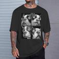 Hypnotic Boston Terriers Weird Eyes Weirdcore Halloween Dogs Tank Top T-Shirt Gifts for Him