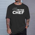 メンズ I'm The Chef クッキングハット フードクッキング シェフ キッチン フードクック Tシャツ 彼への贈り物