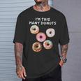 I'm Many Donuts 面白いドーナツフィットネス格言 Tシャツ 彼への贈り物