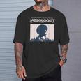 Jazzologist ヴィンテージ ジャズ ミュージック ジャズ ファンク ソウル Tシャツ 彼への贈り物