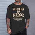 Jesus Is King Bibleerse John 14 Tシャツ 彼への贈り物