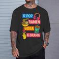 K-Pop Ramen Boba K-Drama Fans Korean T-Shirt Gifts for Him K-Pop Ramen Boba K-Drama Fans Korean T-Shirt Gifts for Him