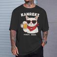 Kanreki 還暦 60歳 記念 猫 サングラス ビール 大人のユーモア Tシャツ 彼への贈り物