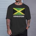 Kingston Jamaica Flag Jersey Tシャツ 彼への贈り物