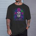 La Jefa Calavera De Azúcar Arte Femenino Mexicano Camiseta unisex Regalos para él