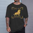 Legio Xiii 双子座ライオンエンブレム ローマ軍 Tシャツ 彼への贈り物