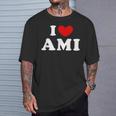 I Love Ami 私は愛する Ami Tシャツ 彼への贈り物