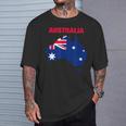 I Love Australia Enjoy Wear Australia Flag Graphic Cool Tシャツ 彼への贈り物