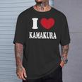 I Love Kamakura 鎌倉が大好き Tシャツ 彼への贈り物