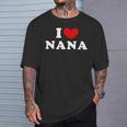 I Love Nana 私は愛する Nana Tシャツ 彼への贈り物